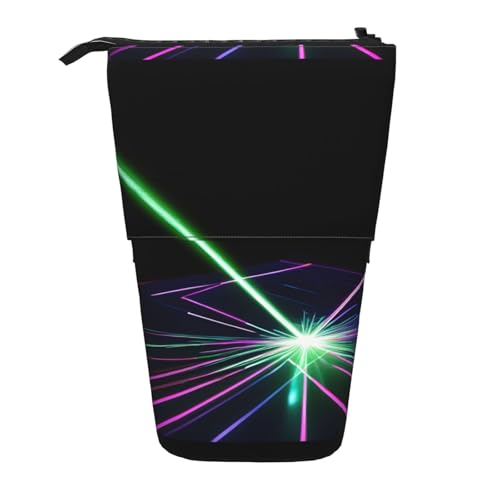 jingong Multifunktionales Federmäppchen, Aufbewahrungstasche, Make-up-Tasche, geeignet für Büro und den täglichen Gebrauch, Schwarz , Einheitsgröße, Münztasche von jingong