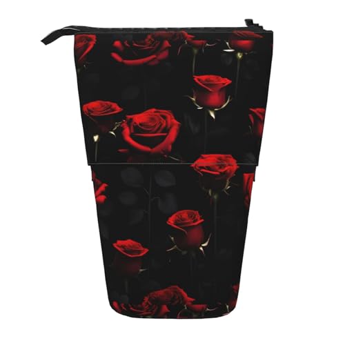 jingong Multifunktionales Federmäppchen, Aufbewahrungstasche, Make-up-Tasche, geeignet für Büro und den täglichen Gebrauch, Schwarz , Einheitsgröße, Münztasche von jingong