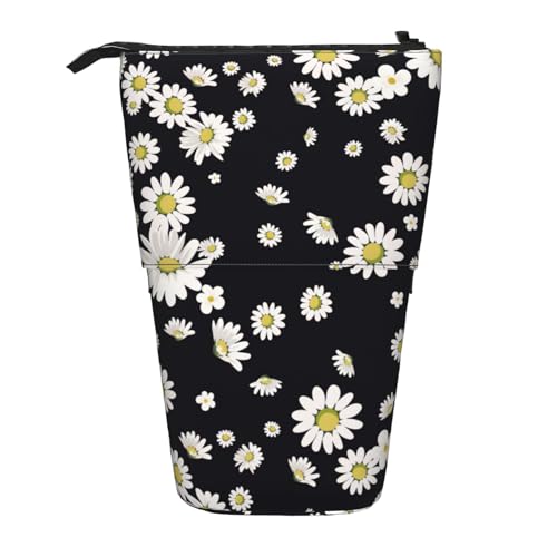 jingong Multifunktionales Federmäppchen, Aufbewahrungstasche, Make-up-Tasche, geeignet für Büro und den täglichen Gebrauch, Weiß, Schwarz , Einheitsgröße, Münztasche von jingong