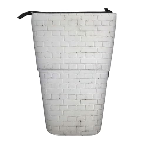 jingong Multifunktionales Federmäppchen, Aufbewahrungstasche, Make-up-Tasche, geeignet für Büro und den täglichen Gebrauch, Weiß, Schwarz , Einheitsgröße, Münztasche von jingong