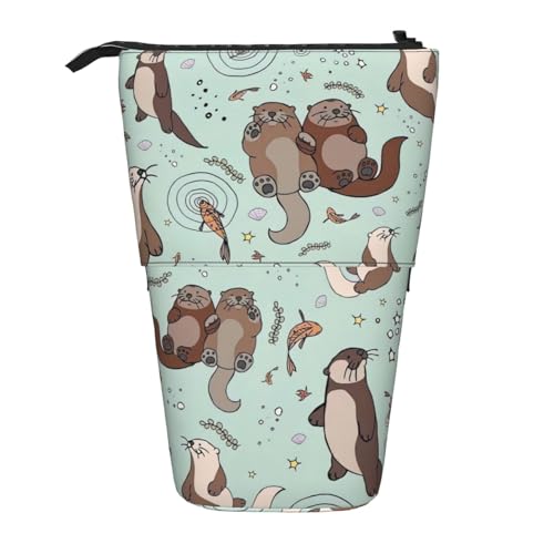 jingong Niedliches multifunktionales Federmäppchen, Aufbewahrungstasche, Make-up-Tasche, geeignet für Büro und den täglichen Gebrauch, Schwarz , Einheitsgröße, Münztasche von jingong