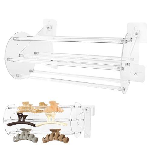 Klauenclip Organizer,360°Drehbar Haarspangenhalter Damen-Haarspangen-Organisator,Abnehmbarer,Transparenter Acryl-Krallenklammer-Display-Ständer,Haarspangen-Organisator Für Haarspangen Und Haarbänder Klauenclip Organizer,360°Drehbar Haarspangenhalter Damen-Haarspangen-Organisator,Abnehmbarer,Transparenter Acryl-Krallenklammer-Display-Ständer,Haarspangen-Organisator Für Haarspangen Und Haarbänder von jinminamz