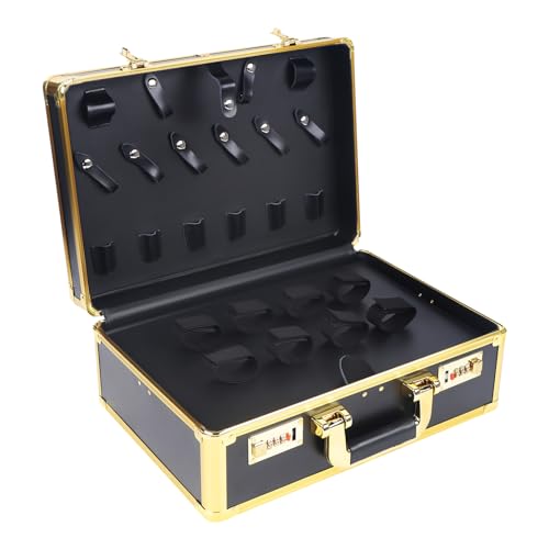 jiongcln Tragetasche Barber Scherentasche Friseursalon Stylist Koffer für Werkzeugaufbewahrung Trimmer Organizer Aufbewahrungsbox für Friseur zubehör Friseurbedarf Gold jiongcln Tragetasche Barber Scherentasche Friseursalon Stylist Koffer für Werkzeugaufbewahrung Trimmer Organizer Aufbewahrungsbox für Friseur zubehör Friseurbedarf Gold von jiongcln