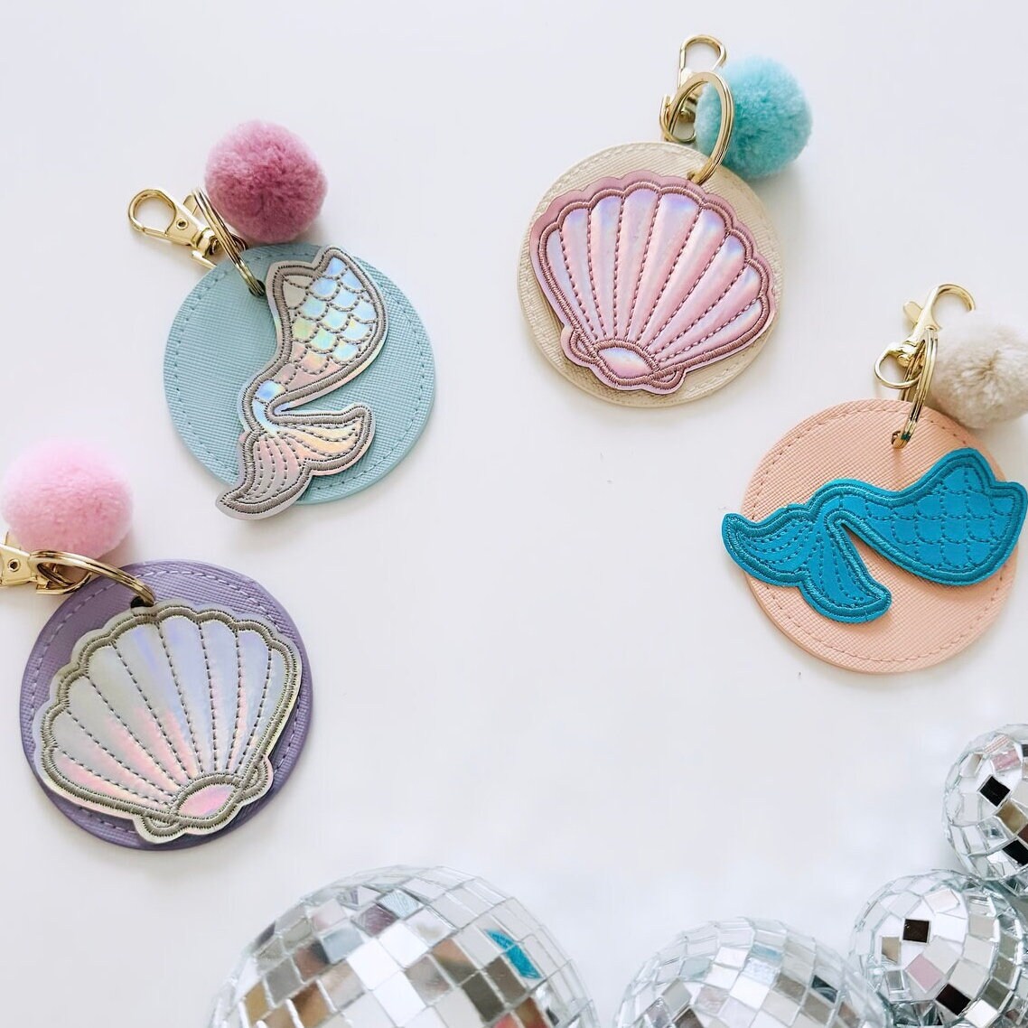Personalisierter Anhänger Mermaid Und Name | Mädchen Hangies Personalisiert Kletties Für Schulranzen Schulkind 2025 -Jippie Mermaid von jippieYAY