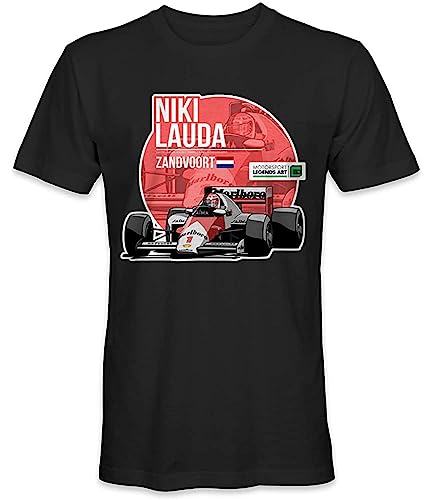 Niki Lauda Zandvoort T Shirt Black M L von jje