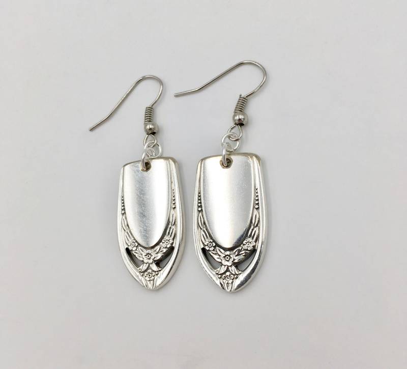 Löffel Ohrringe Lovelace Vintage Reanspruchten Silber Schmuck von jjevensen