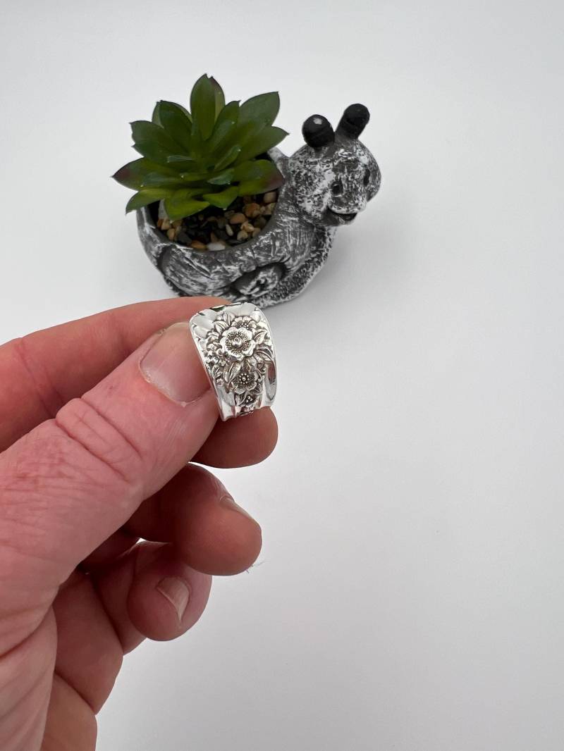 Löffel Ring Jubiläum Vintage Reanspruchten Silber Schmuck von jjevensen