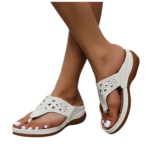jkhhi Damen Plateau Pantoletten Weiche PU Leder Hausschuhe Keilabsatz Sandalen Sommer Peeptoe Sandalette Slide jkhhi Damen Plateau Pantoletten Weiche PU Leder Hausschuhe Keilabsatz Sandalen Sommer Peeptoe Sandalette Slide von jkhhi