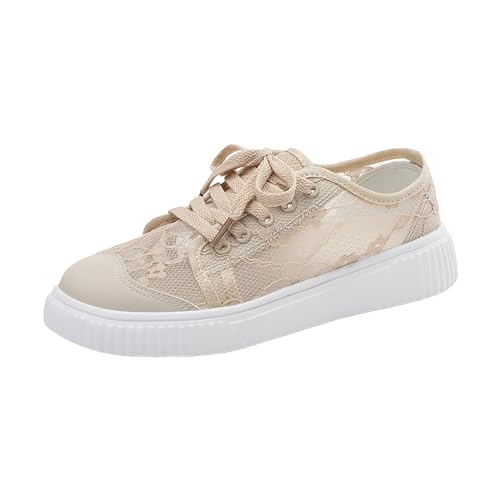 jkhhi Damen Sneaker Low Spitze Wanderhalbschuhe Elegant Spitze Turnschuhe mit Spitze Sommerschuhe Netz Laufschuhe Sportschuhe Platform Mesh Freizeitschuhe Freizeit Fitness rutschfest Halbschuhe jkhhi Damen Sneaker Low Spitze Wanderhalbschuhe Elegant Spitze Turnschuhe mit Spitze Sommerschuhe Netz Laufschuhe Sportschuhe Platform Mesh Freizeitschuhe Freizeit Fitness rutschfest Halbschuhe von jkhhi