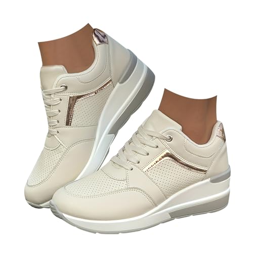 jkhhi Damen Sneaker Low Spitze Wanderhalbschuhe Elegant Spitze Turnschuhe mit Spitze Sommerschuhe Netz Laufschuhe Sportschuhe Platform Mesh Freizeitschuhe Freizeit Fitness rutschfest Halbschuhe jkhhi Damen Sneaker Low Spitze Wanderhalbschuhe Elegant Spitze Turnschuhe mit Spitze Sommerschuhe Netz Laufschuhe Sportschuhe Platform Mesh Freizeitschuhe Freizeit Fitness rutschfest Halbschuhe von jkhhi