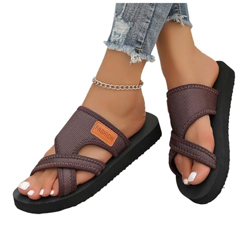 jkhhi Sandalen Damen Sommer Big Toe Hallux Valgus Sommer Flach Pantolette Leichte Mesh Strandsandalen Bequeme Rutschfeste Hausschuhe Elegant Breite Füße Sommerschuhe Casual Pantolette Freizeitschuhe jkhhi Sandalen Damen Sommer Big Toe Hallux Valgus Sommer Flach Pantolette Leichte Mesh Strandsandalen Bequeme Rutschfeste Hausschuhe Elegant Breite Füße Sommerschuhe Casual Pantolette Freizeitschuhe von jkhhi