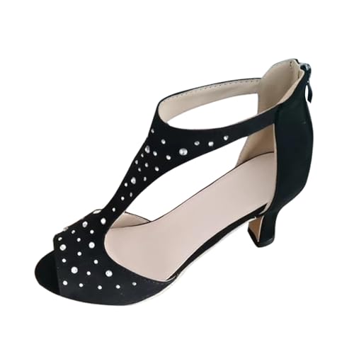 jkhhi Sandalen Damen Sommer Mit Absatz Bequem Hallux Valgus High Heels Schuhe Offene Slingback Pumps Elegant Und Bequem Sandaletten Weite H Sandale & Slides Absatzschuhe Sommerschuhe von jkhhi