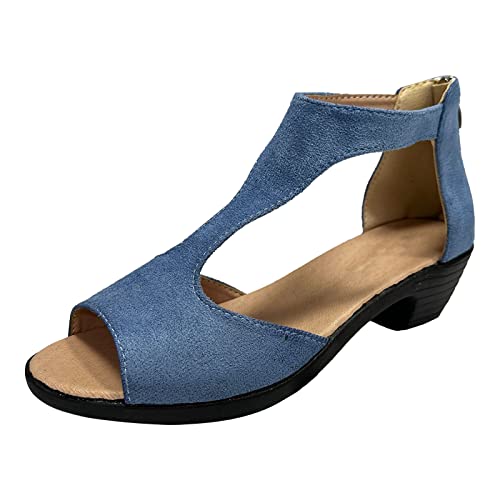 jkhhi Sandalen Damen Sommer Mit Absatz Bequem Hallux Valgus High Heels Schuhe Offene Slingback Pumps Elegant Und Bequem Sandaletten Weite H Sandale & Slides Absatzschuhe Sommerschuhe von jkhhi