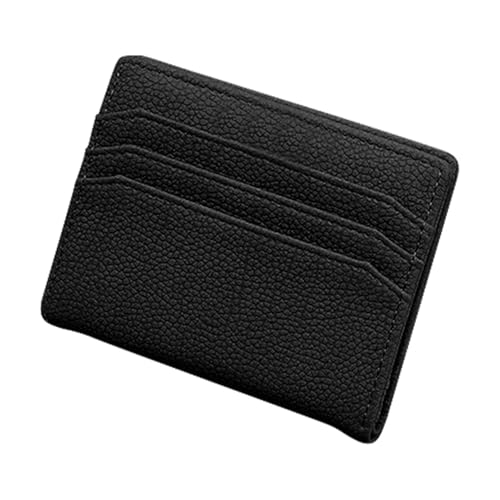 jlceh Minimalistische Geldbörse für Frauen | Handgefertigte einfache PU-Leder-Damengeldbörse | Schlanker minimalistischer Kartenhalter aus PU-Leder, dünne Brieftasche mit Kartenhalter für Mädchen, von jlceh