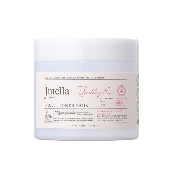 jmella in france - Sparkling Rose Toner Pads - 150ml(70ea) von jmella in france