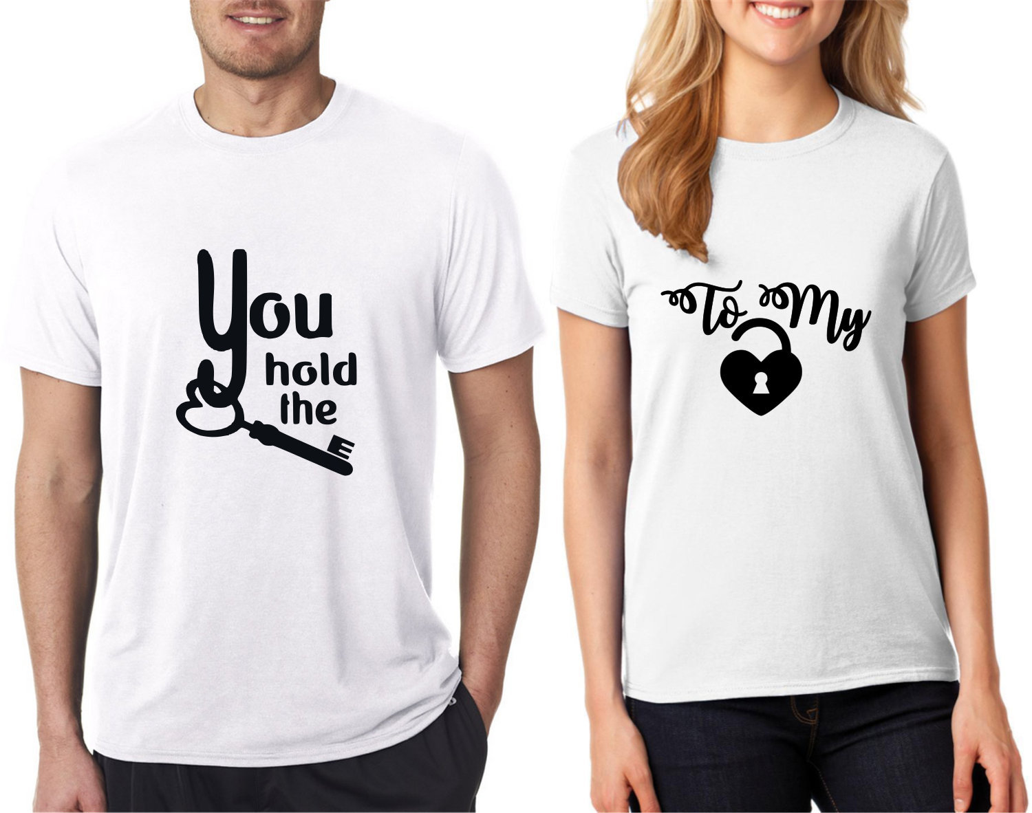 Schlüssel Zu Meinem Herzen Paare Passenden Hemden/Süße Passende Liebe Tshirt Spaß Paar Satz/Seiner Und Ihr Schloss Herzen-Tshirt-Set Schlüssel Zu Meinem Herzen Paare Passenden Hemden/Süße Passende Liebe Tshirt Spaß Paar Satz/Seiner Und Ihr Schloss Herzen-Tshirt-Set von jmemedesigns