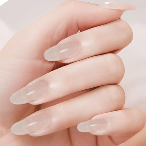 JMEOWIO Nagelfolie Transparent Glitzer Gel Nagelfolien Selbstklebend Nail Sticker Uv Härtend Dekoration Nageldesign Zubehör von jmeowio