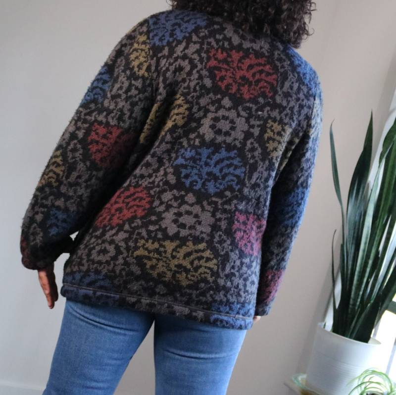 80Er Jahre Brokat Pullover | Große Xl von jmichaelvintage
