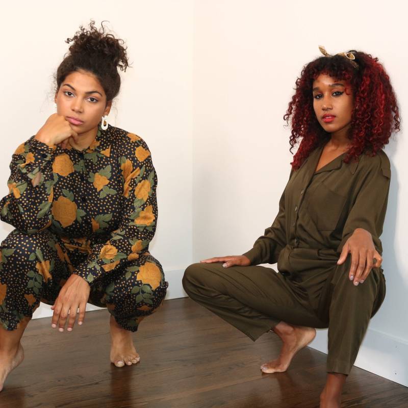 80S Taillierter Militär-Jumpsuit Im Olive Grün-stil von jmichaelvintage