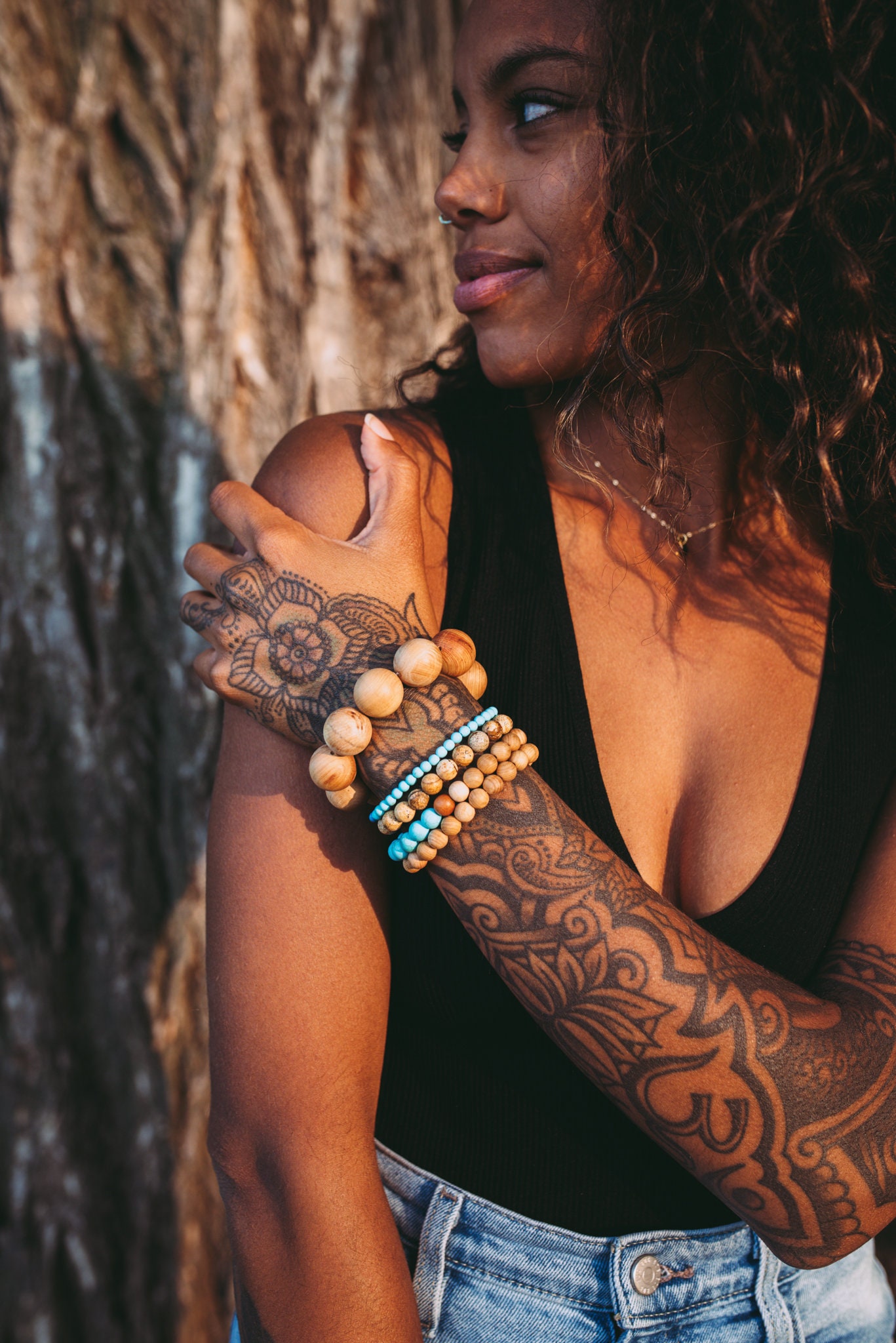 Mattes Türkis Edelstein Armband | Perlenmeditation 4 Mm Dickes Layering-Armband Mattes Türkis Edelstein Armband | Perlenmeditation 4 Mm Dickes Layering-Armband von jmostudiogoods