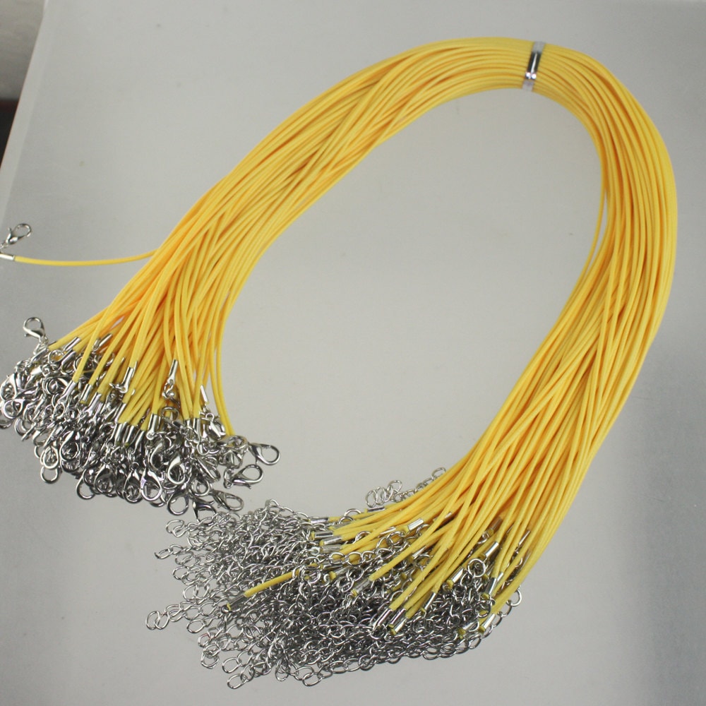 10 Gelbe Halsketten-Kordeln 1, 5 Mm Starke Baumwollkordel, Verstellbar 10 Gelbe Halsketten-Kordeln 1, 5 Mm Starke Baumwollkordel, Verstellbar von joabeads