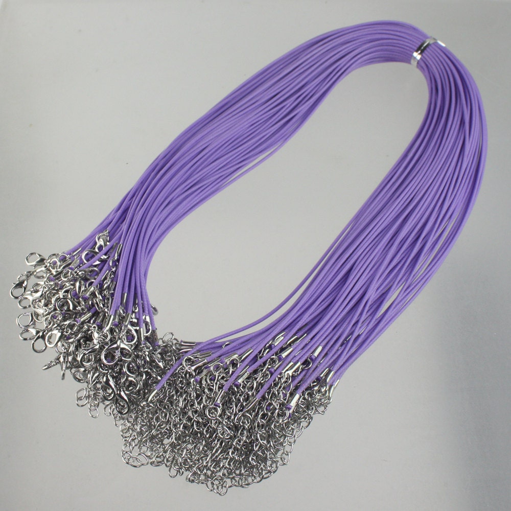100 Hell Lila Halskette Schnüre 1, 5 Mm Verstellbar Baumwollkordel 100 Hell Lila Halskette Schnüre 1, 5 Mm Verstellbar Baumwollkordel von joabeads