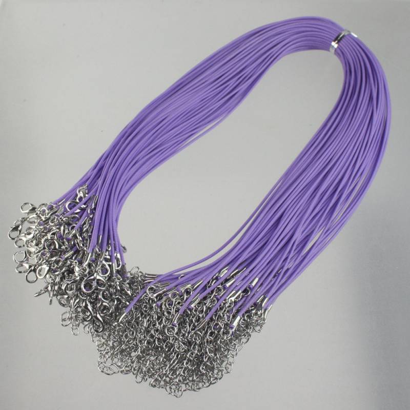 100 Hell Lila Halskette Schnüre 1, 5 Mm Verstellbar Baumwollkordel 100 Hell Lila Halskette Schnüre 1, 5 Mm Verstellbar Baumwollkordel von joabeads