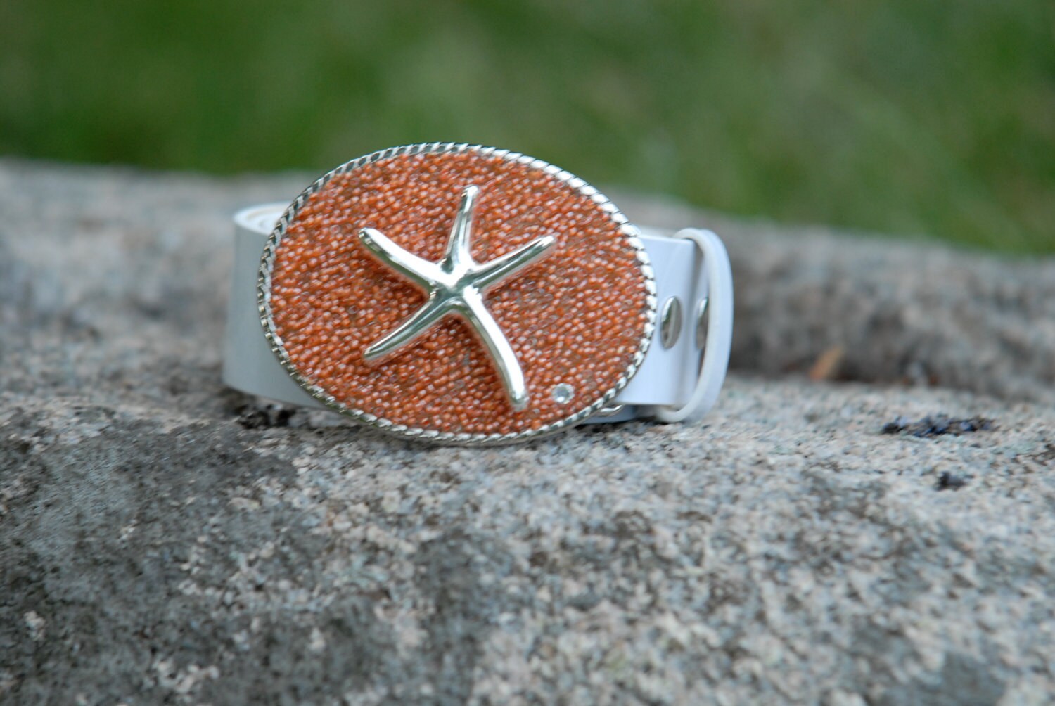 sterling Silber Seestern Verziert Gürtelschnalle von jodisjems