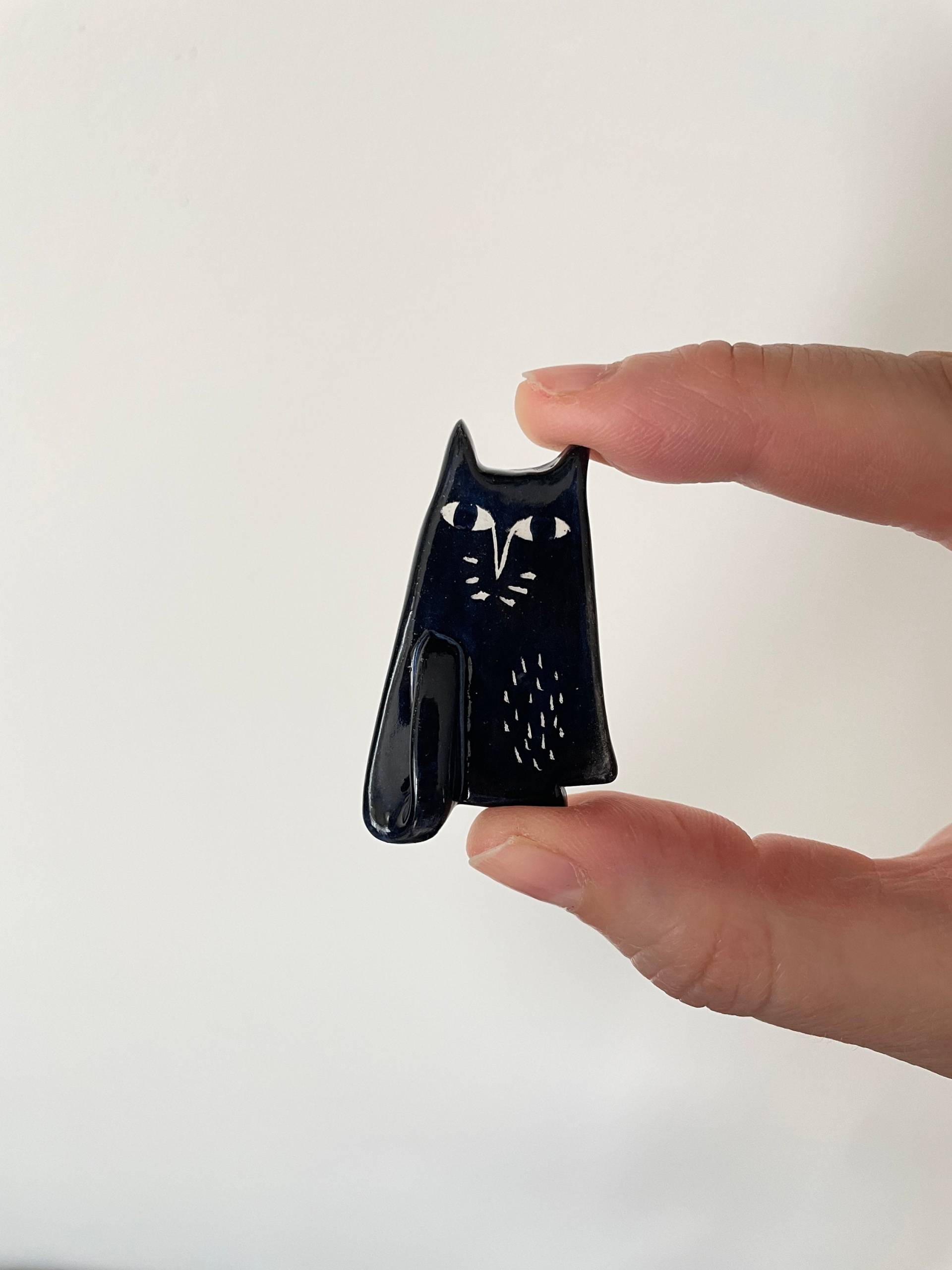 Handgemachte Keramik Katzen Brosche Handgemachte Keramik Katzen Brosche von joeyruthers