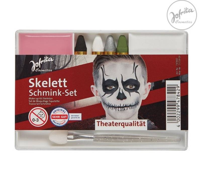 jofrika Schmink-Set Jofrika Halloween Schmink-Set 'Skelett' 747842, T von jofrika