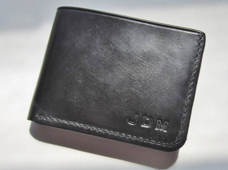 Leder Brieftasche - Benutzerdefinierte Traditionelle Personalisiert Stilvolle Aus von johnbrandonUSA