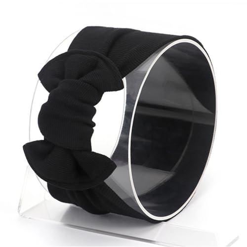 Baby Bowknot Stirnband Stretchy Turban Elastic Big Bows Haarband für Kopf Wrap Kinder Kleinkind Kopfbedeckung Haarschmuck von jojnsha