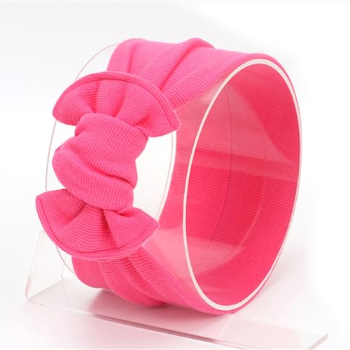 Baby Bowknot Stirnband Stretchy Turban Elastic Big Bows Haarband für Kopf Wrap Kinder Kleinkind Kopfbedeckung Haarschmuck von jojnsha