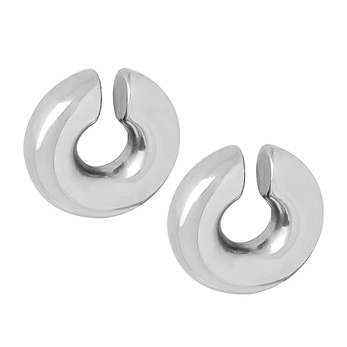 Edelstahl Hohlohr Manschetten Ohrclip Mode Ohrschmuck Übertriebene Manschettenohrringe Für Die Party Täglich von jojnsha