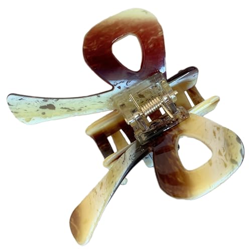 Haarclip Für Frauen Mädchen Süße Bogenknotenform Barrettes Kopfbedeckung Acetat Klaue Clip Bunte Bogen Springklemme Orament von jojnsha