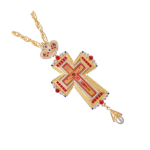 Mode Robuste Legierung Kreuzt Die Anhänger Halskette Verstellbarer Kettenschmuckzubehör Für Männer Und Frauen Poliertes Finish Crosses Halskette von jojnsha