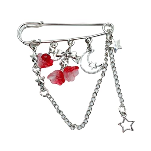 Schöne Pin Trendy Alloy Brosche Legierung Materialkette Stifte Stylische Brosche Modezubehör Geschenk Für Enthusiasten von jojnsha