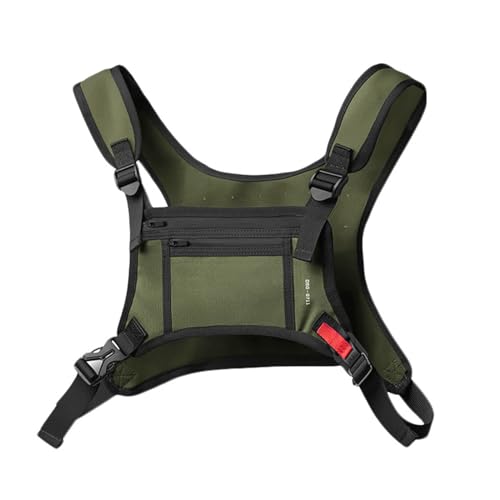 Taktik Sport Utility Chest Pack Chest Bag Für Männer Rigs Weste Tasche Männer Hip Hop Streetwear Funktiona Outdoor Wasserdicht von jojnsha