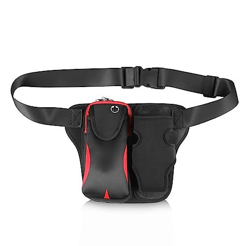 Umhängetasche für Damen, modische Hüfttasche, Geldbörse, Gürteltasche für Reisen, Spazierengehen, Laufen, Wandern, Radfahren, Hüfttasche, Fitnessstudio, Handyhalter, Crossbody, modische Geldbörse, rot Umhängetasche für Damen, modische Hüfttasche, Geldbörse, Gürteltasche für Reisen, Spazierengehen, Laufen, Wandern, Radfahren, Hüfttasche, Fitnessstudio, Handyhalter, Crossbody, modische Geldbörse, rot von jojnsha