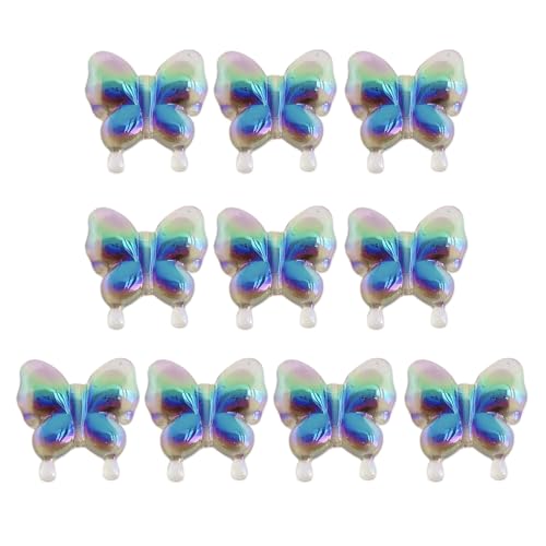 jojnsha 10pcs Acryl Perlen Kit Loose Butterfly Verstreute Perlen Freunden Armband Making Schmuckzubehör Verstreut Accessoires von jojnsha
