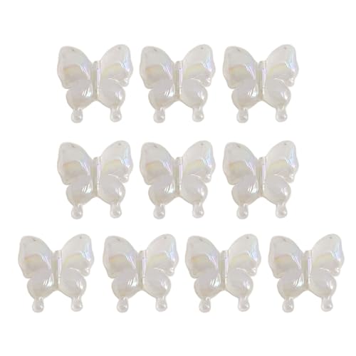 jojnsha 10pcs Acryl Perlen Kit Loose Butterfly Verstreute Perlen Freunden Armband Making Schmuckzubehör Verstreut Accessoires von jojnsha