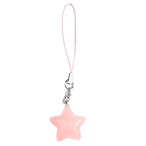 jojnsha Bunte Fünffache Sternkristallperlen Hummerverschluss Anhänger Tags Legierung Schmuck Halskette Schlüsselbund Accessoires von jojnsha