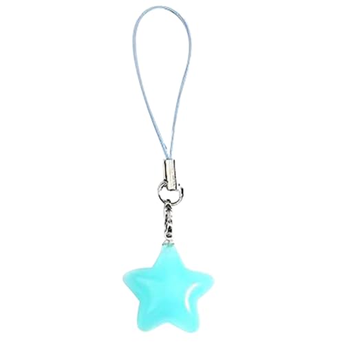 jojnsha Bunte Fünffache Sternkristallperlen Hummerverschluss Anhänger Tags Legierung Schmuck Halskette Schlüsselbund Accessoires von jojnsha