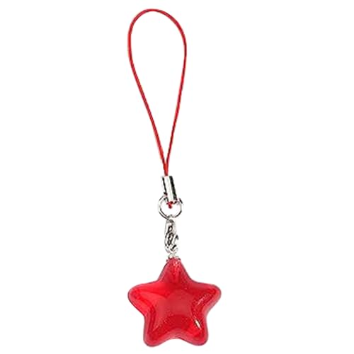jojnsha Bunte Fünffache Sternkristallperlen Hummerverschluss Anhänger Tags Legierung Schmuck Halskette Schlüsselbund Accessoires von jojnsha