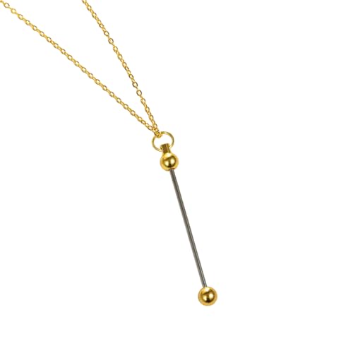 jojnsha Modische Halskette mit robusten Perlen, Schmuck-Accessoire für elegante Stile zu jedem Outfit oder Anlass von jojnsha