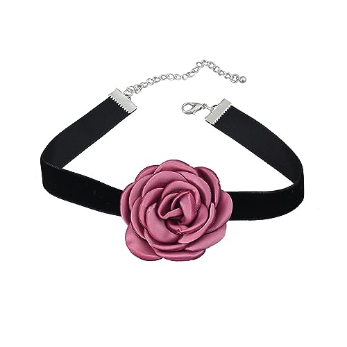 jojnsha Stoffgewebe Big Flowers Heckschlällungsschmelze Kette Und Winterpullover Kollokation Zarte Nackenkette von jojnsha