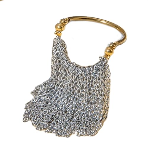 jojnsha Verstellbare Ringe Mit Kettenquasten Verzierungen Edelstahl Gold Und Silberfarbe Ringe Ornament Party Accessoire Statement Schmuck Schmuck von jojnsha