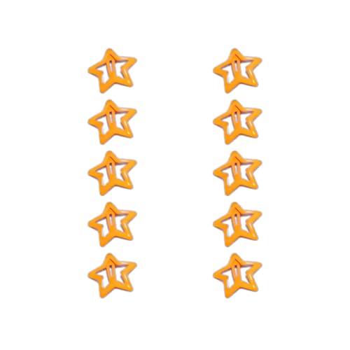 jojobasec Sternförmige Haarnadeln für Braut, fluoreszierende Sternform, Frühlings-Haarspange, Hochzeits-Haarspange für Damen, Pferdeschwanz-Haarspange, 10 Stück von jojobasec