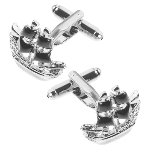 jojofuny 1 Paar Manschettenknöpfe Sterling Emaille Schwarz Herren Anzug Accessoire Hemd Anzugstecker Blau Links Ohrstecker Für Kleidung Business Manschettenknöpfe Anzug Manschettenknöpfe von jojofuny