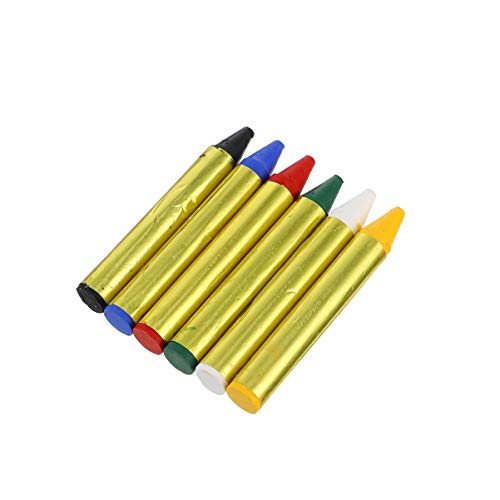 jojofuny 1 Satz Teiliges Gesichtsfarben Stifte Für Wassermalstifte Sicheres Make Up Für Partys Leicht Abwaschbar Und Für Geburtstagsfeiern Und Festivals 6 Stück von jojofuny